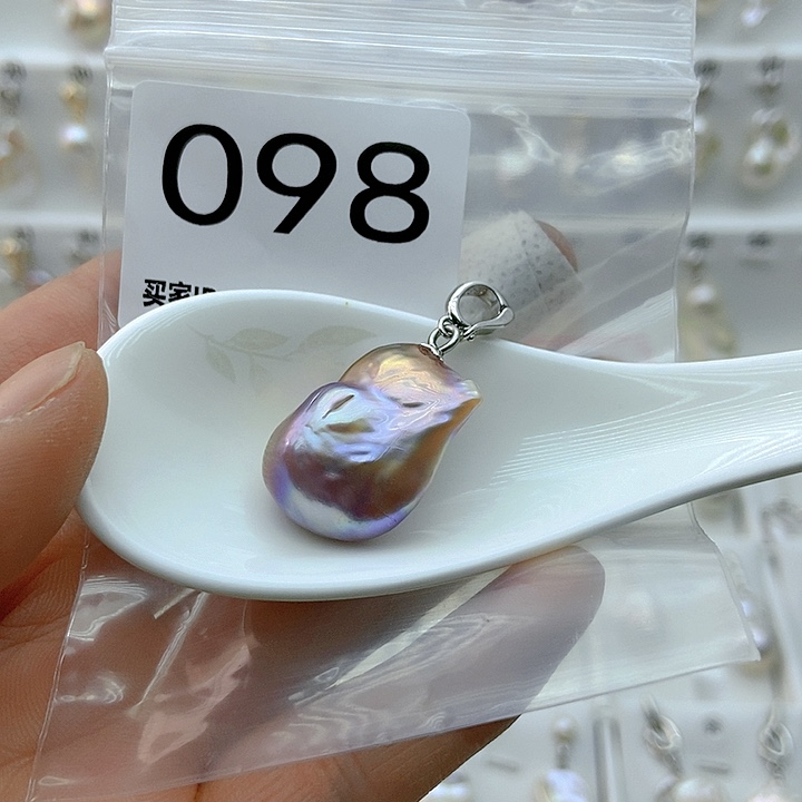 淡水珍珠颈饰银S925镶嵌
