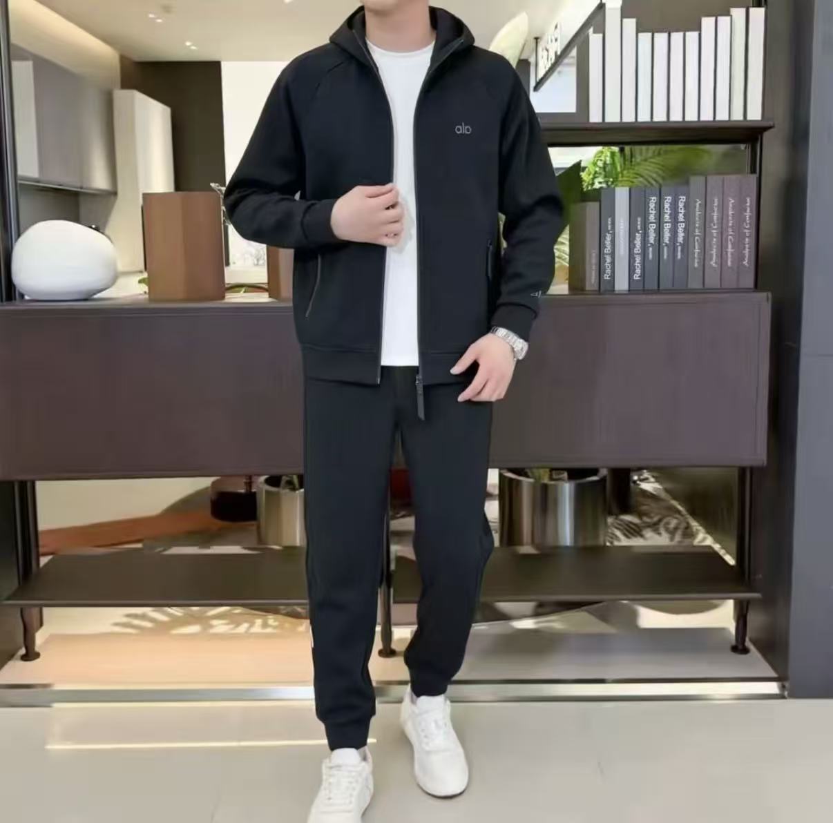 【加肥加大加长版】25秋冬季节男士运动时尚百搭束脚保暖休闲运动装