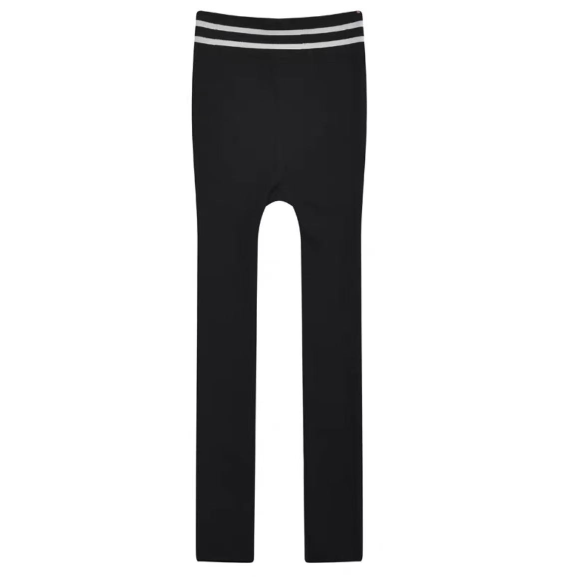 【新款】裤子时尚百搭气质休闲简约显瘦轻奢宽松女装2462[BLK]Q