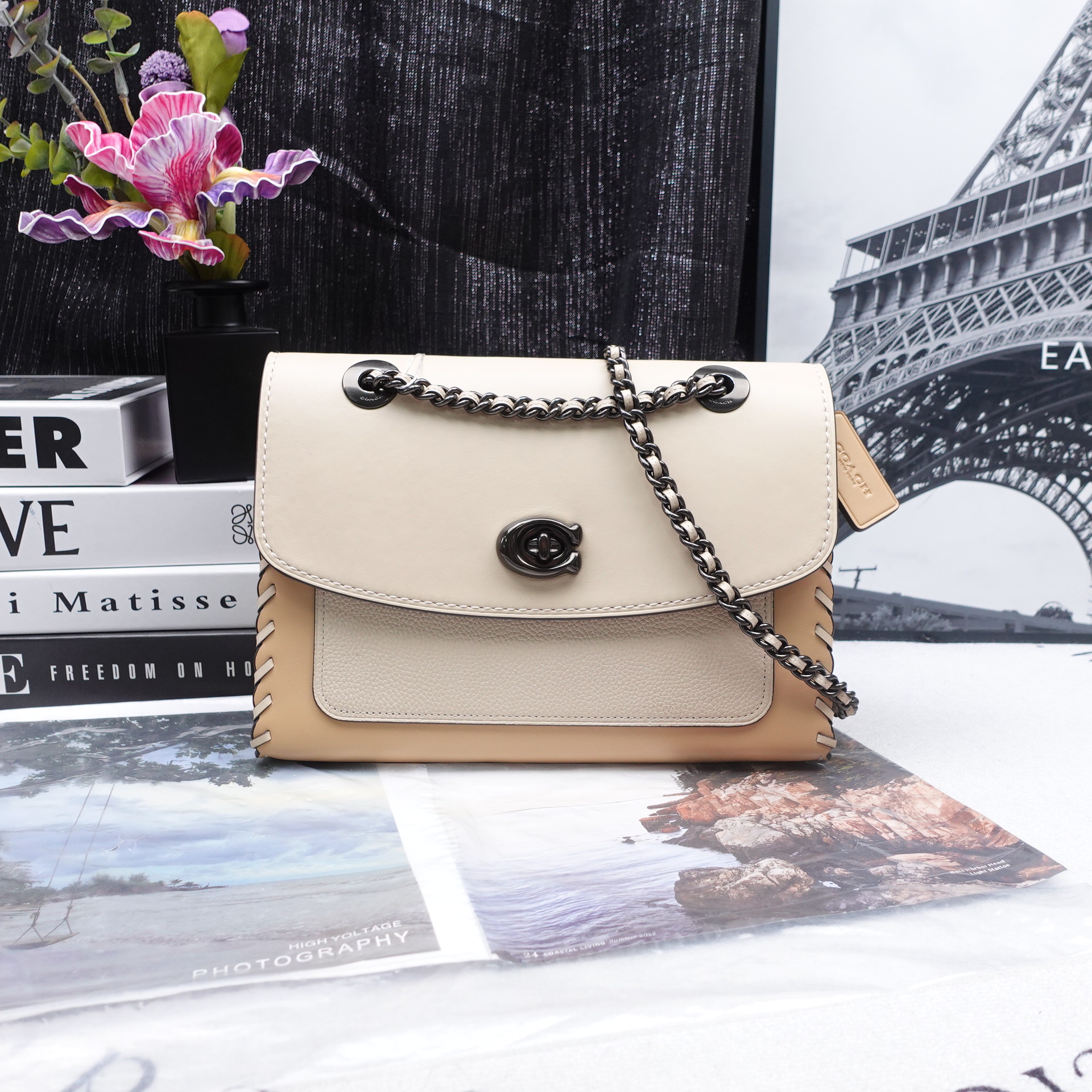 95新 COACH/蔻驰 单肩包/T10224635