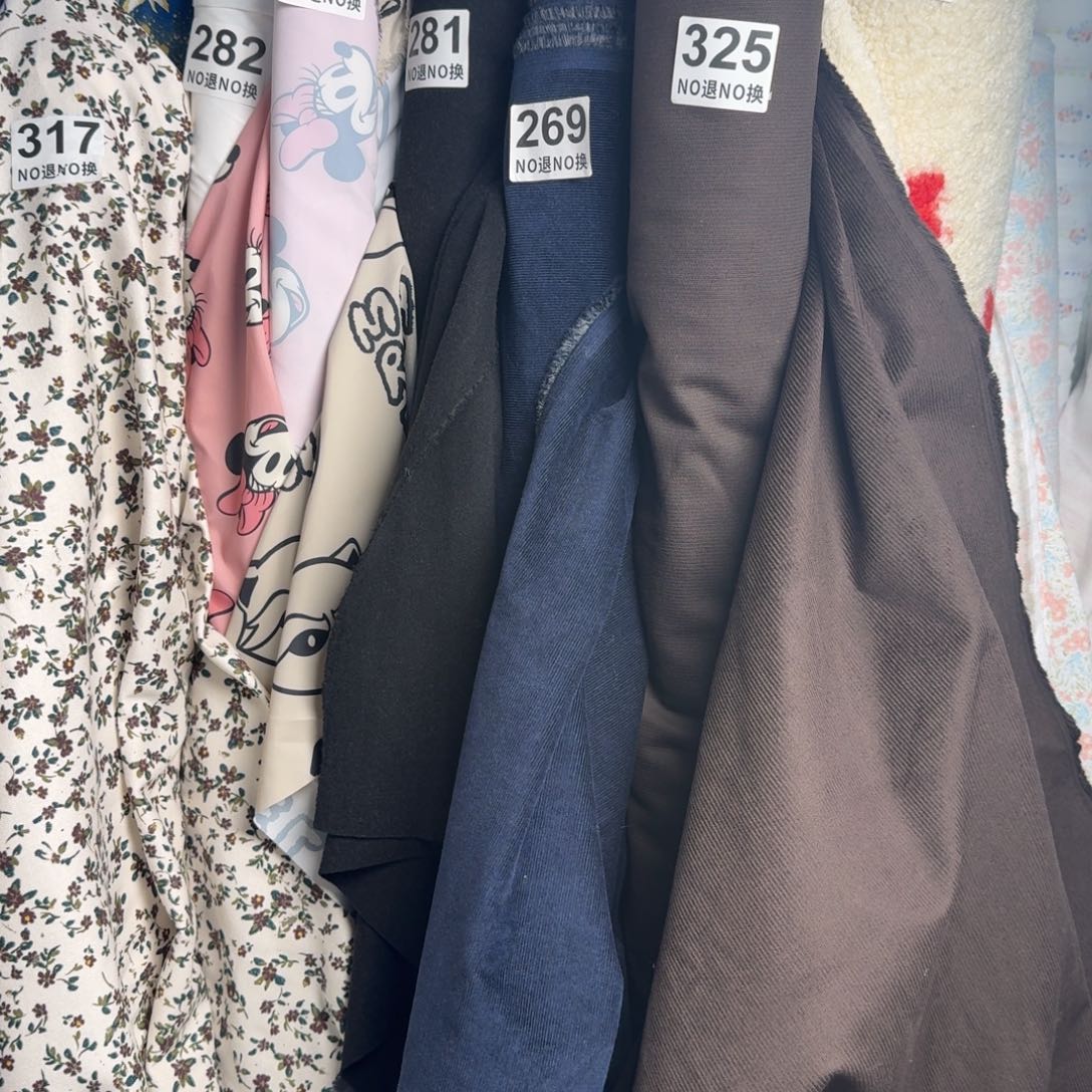 棉325，灯芯绒咖色1米