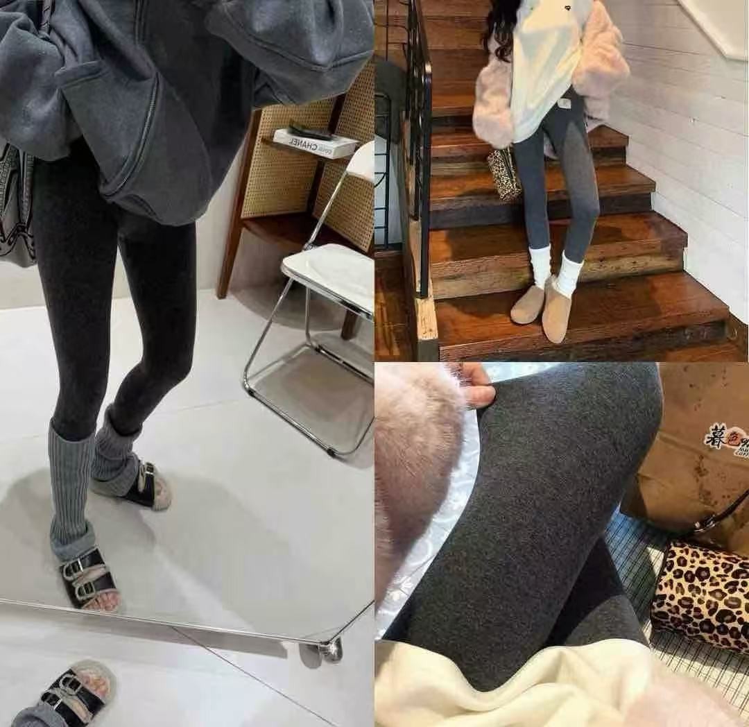 【硬货】世贸高端品质保暖1层抗静电纯色裤紧身棉裤女士羊绒打底裤