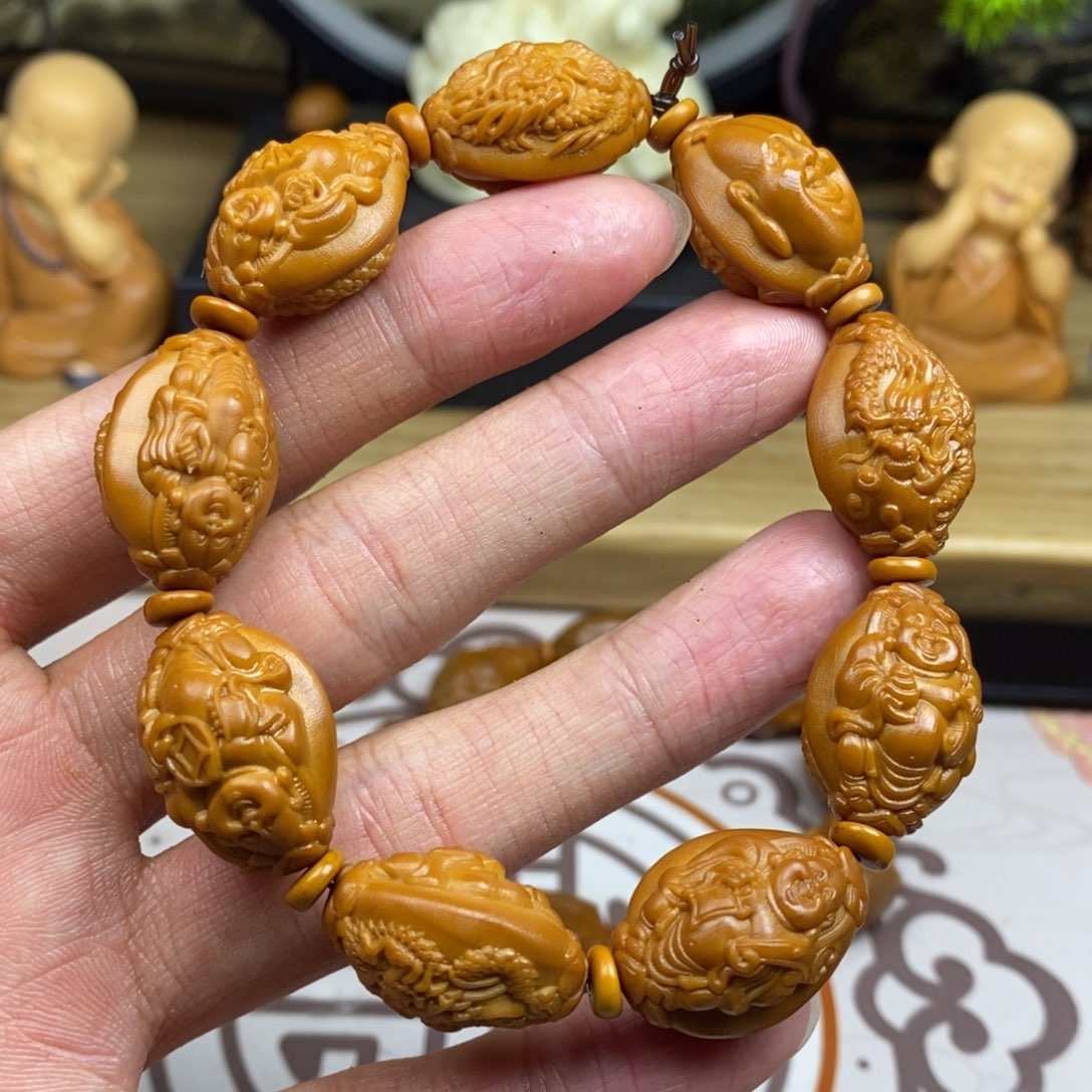 橄榄核手串/手链橄榄核雕工艺手串