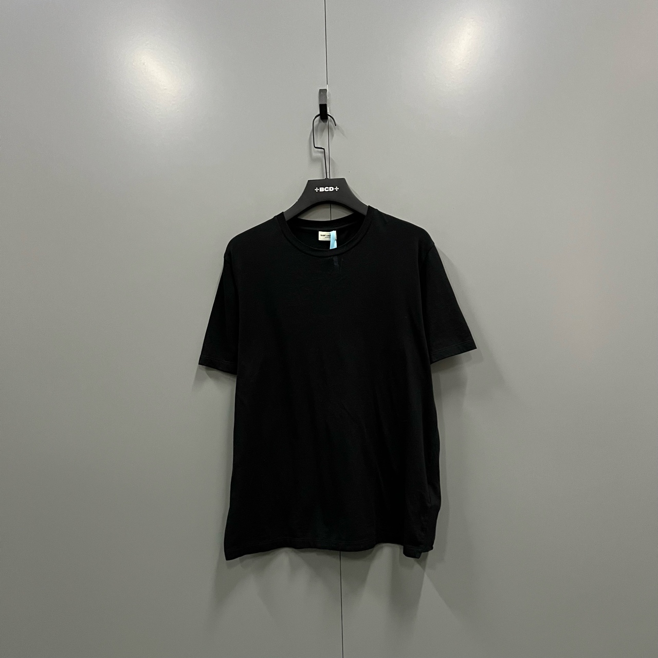 95新  （ll）Saint Laurent slp 黑色圆领短袖 M码