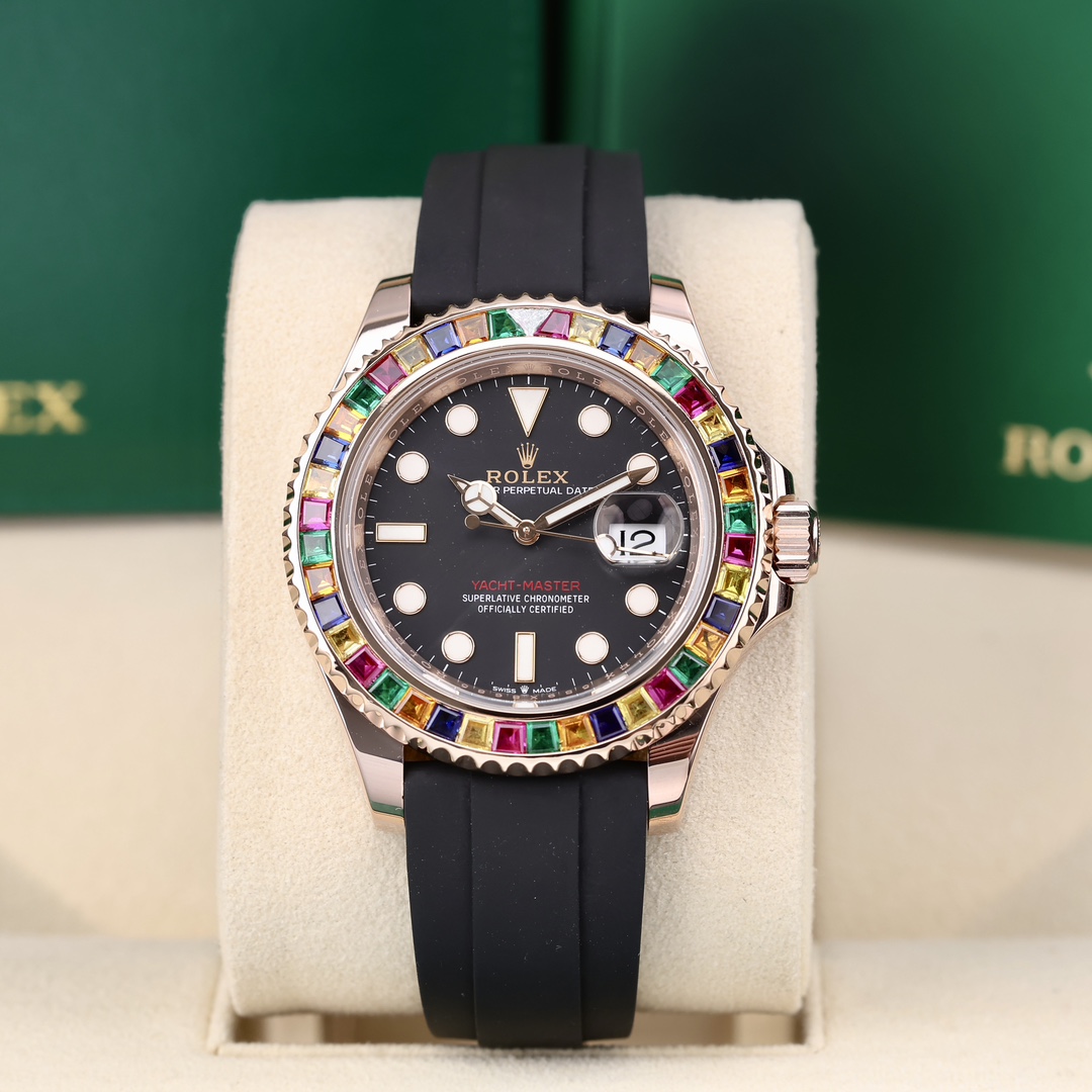 95新 Rolex/劳力士 126655 玫瑰金 40mm 自动机械 2021年5月保卡