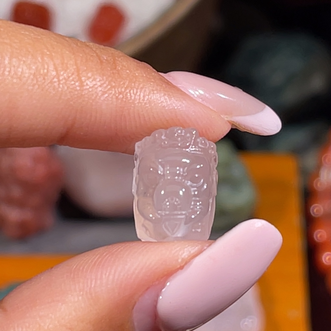 玛瑙/玉髓象神9.5x12.7mm未镶嵌不换退