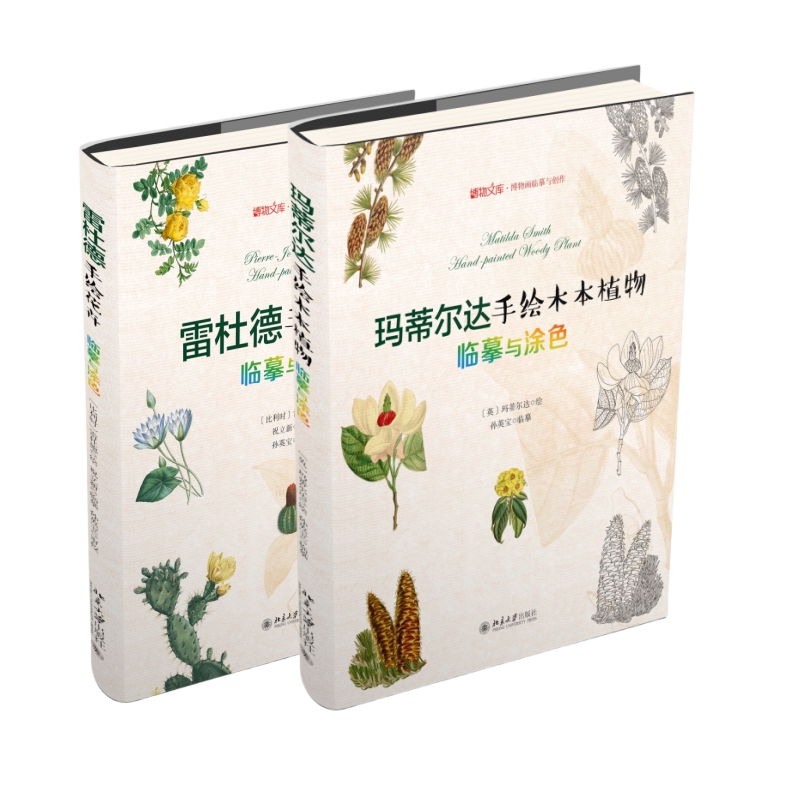 【签名版】临摹与涂色植物套装