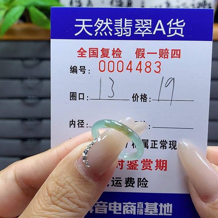 翡翠戒圈未镶嵌     4483