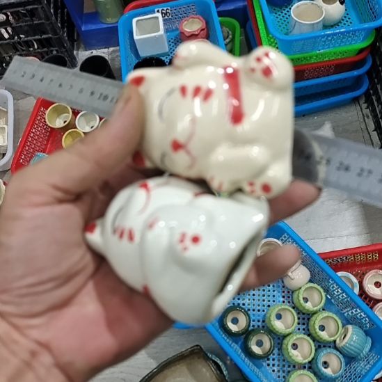 微瑕陶瓷盆12包邮