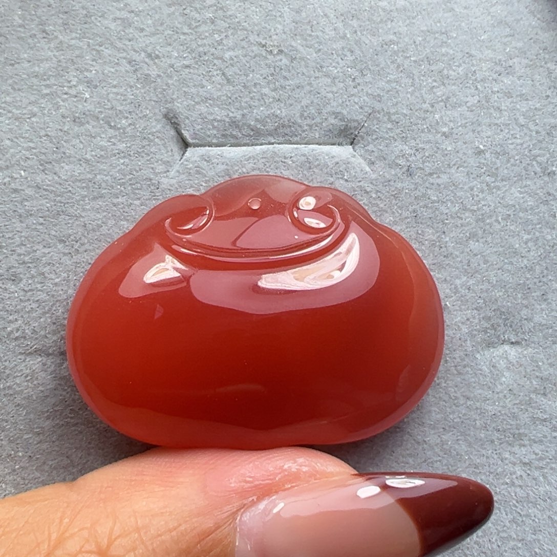 南红玛瑙未镶嵌吊坠