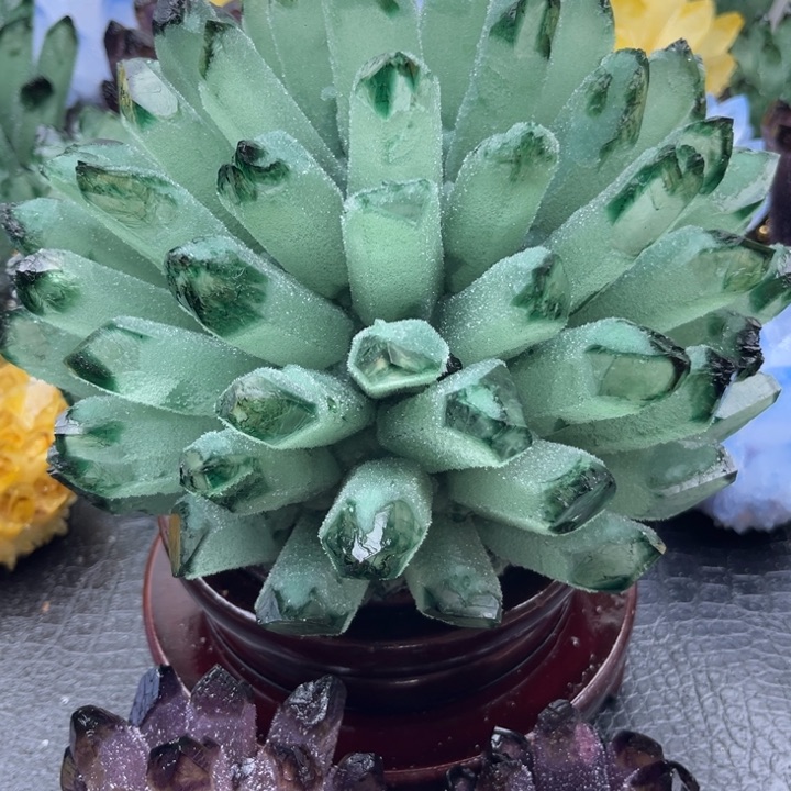 琉璃手工艺品小**，晶簇