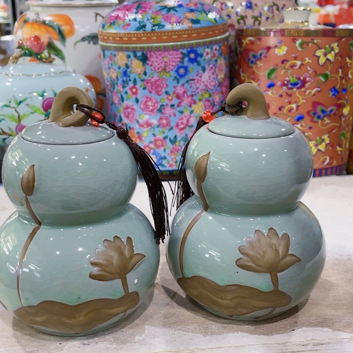 【闪购商品】罐陶瓷茶叶罐密封罐