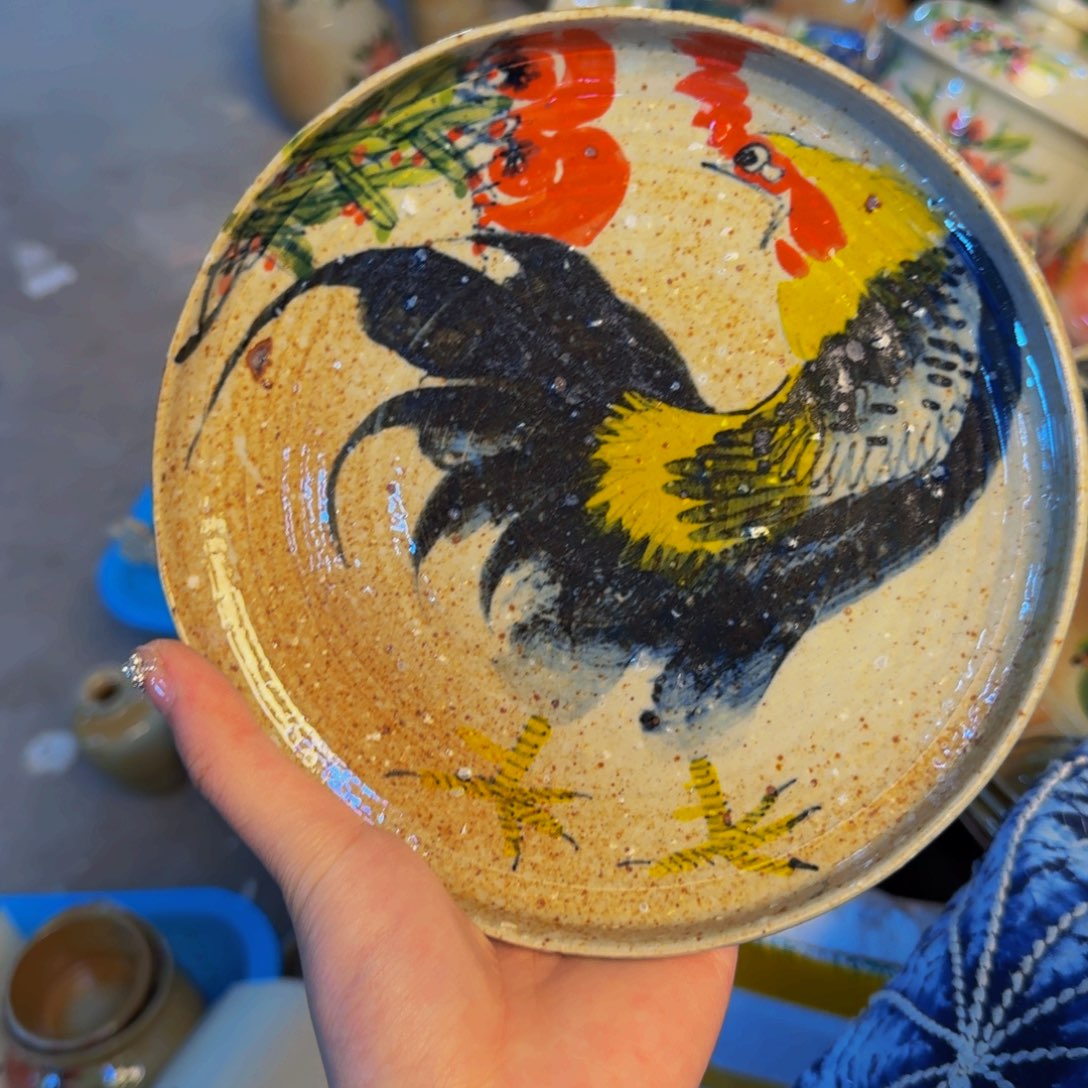 瓷片景德镇陶瓷手工手绘