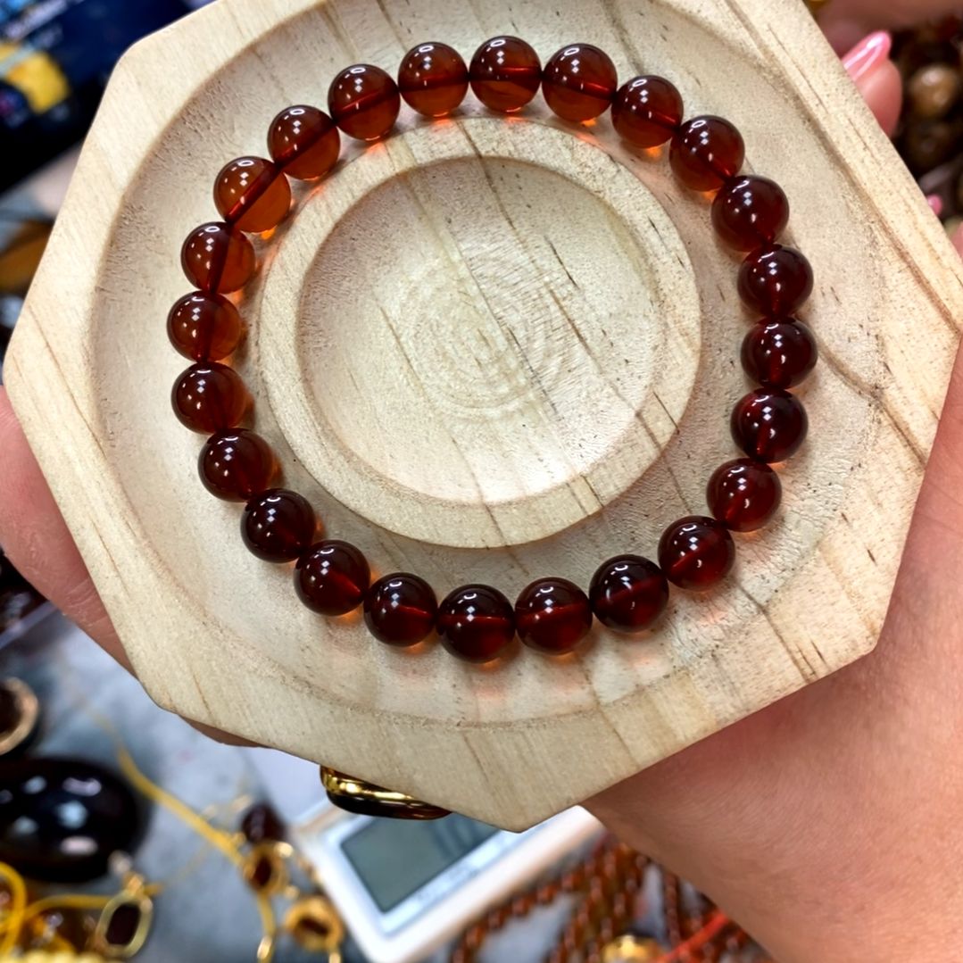 琥珀手链未镶嵌7+555555888