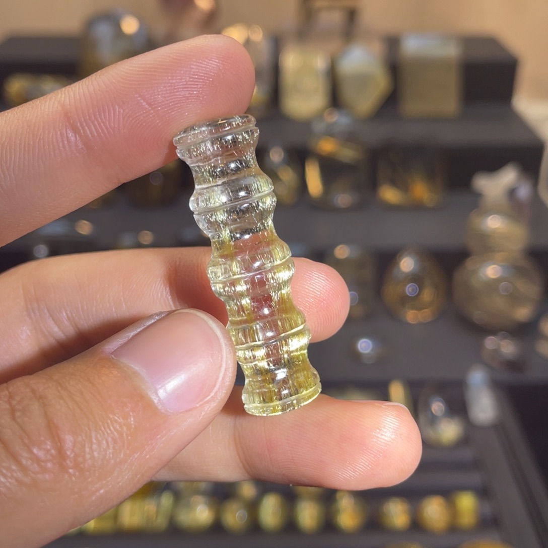 竹节未镶嵌水晶未镶嵌