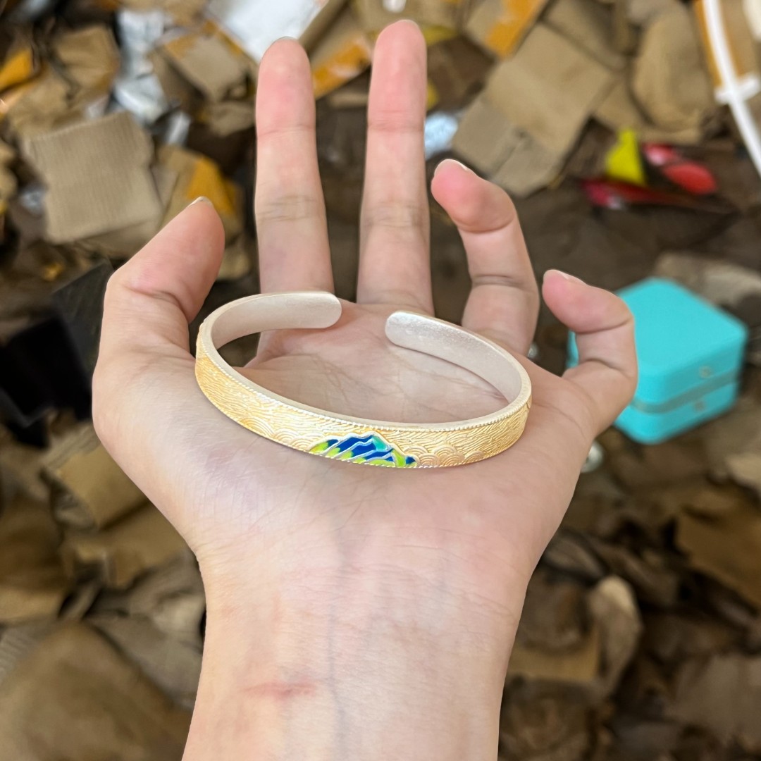 足银手镯 精品银手镯（无礼盒） S199