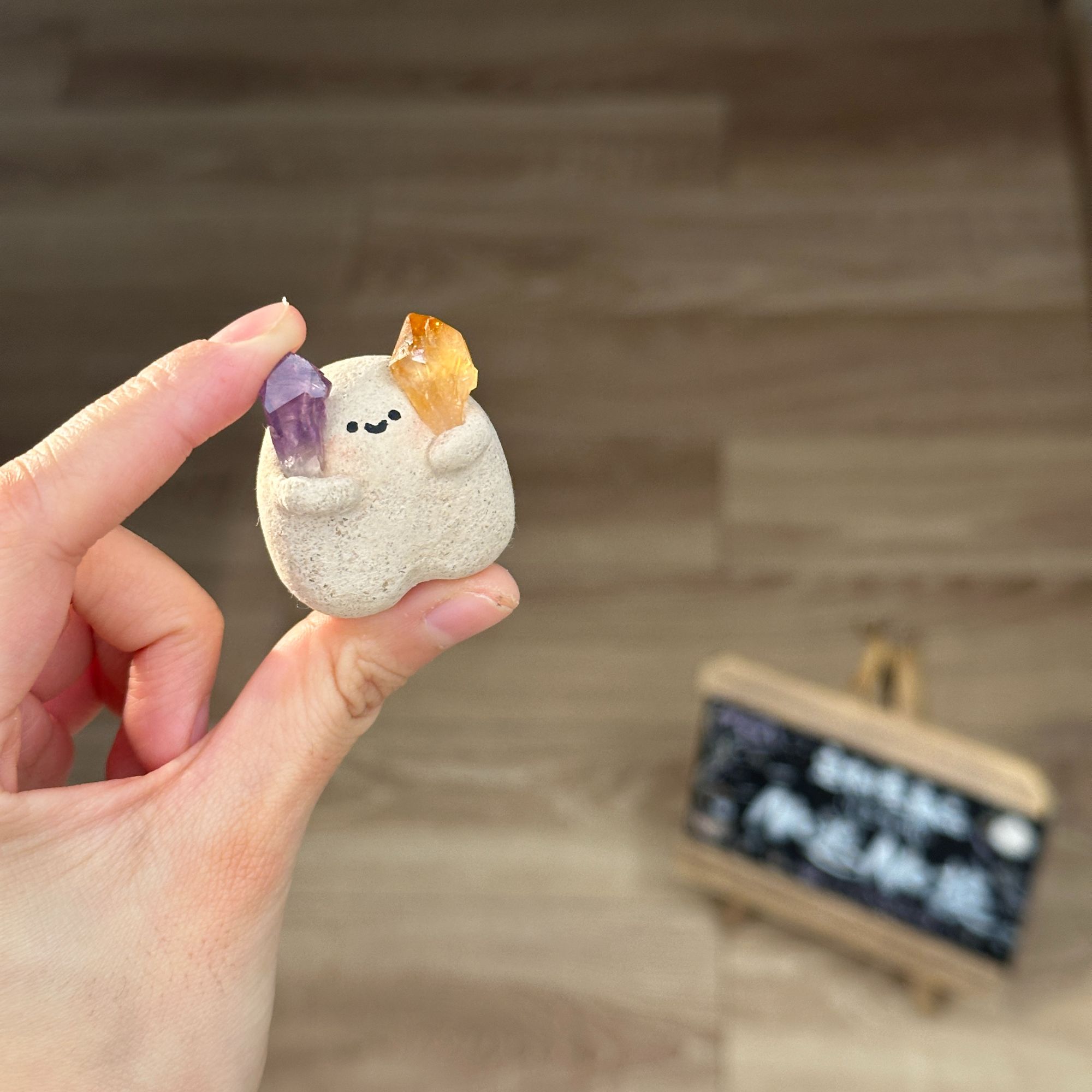 水晶小豆丁可爱双拼小幽灵