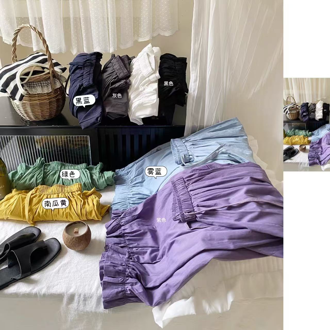 墙裂推荐！JYZ#9898 日系松弛洋气花苞裤 05-29