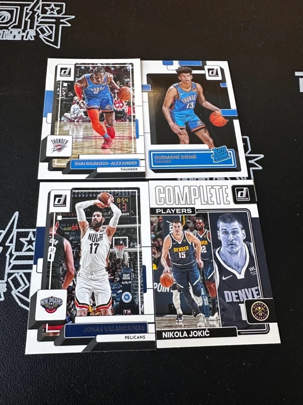 选对 球星卡  精美base 4张 随机 未成年禁止下单 