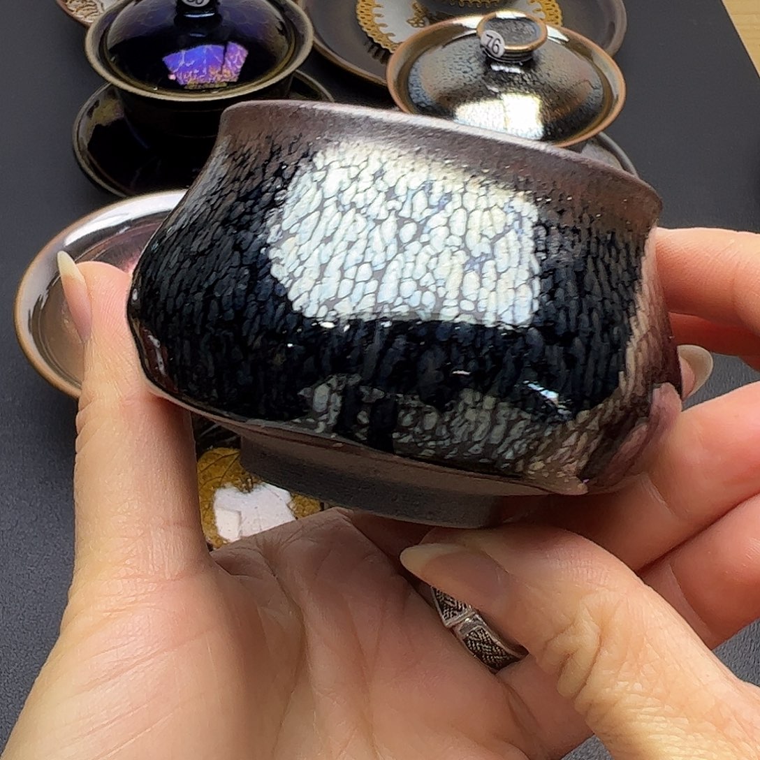 茶盏建窑建盏主人杯