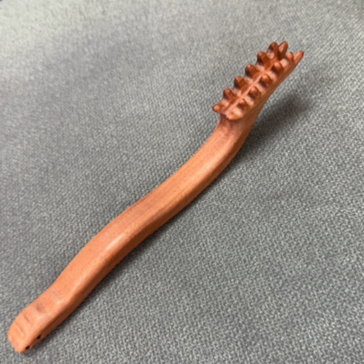 孙善升红檀木短款痒痒耙按摩疏通擀筋背部肩颈美容院