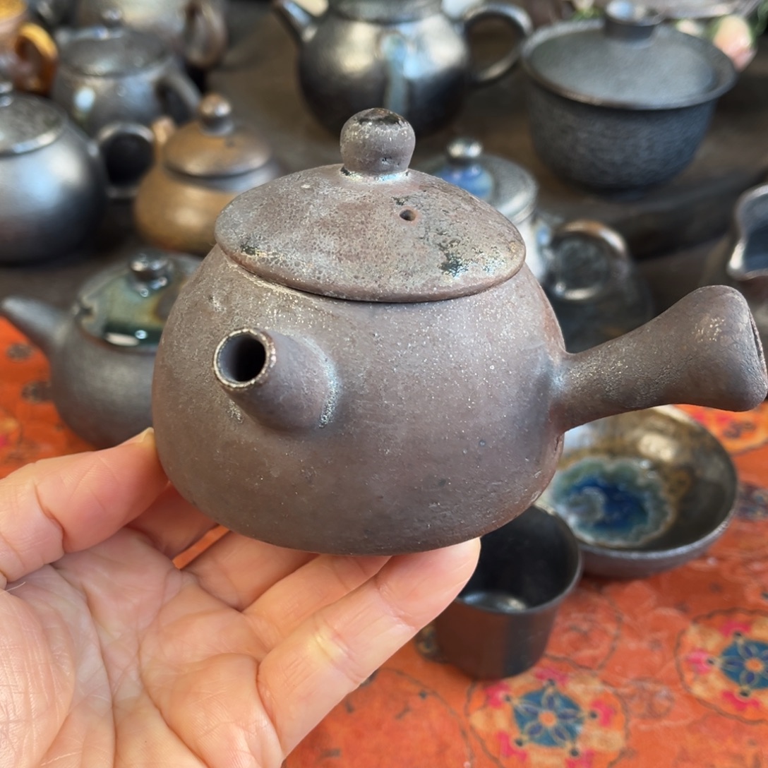 柴烧茶器主人杯杯柴烧