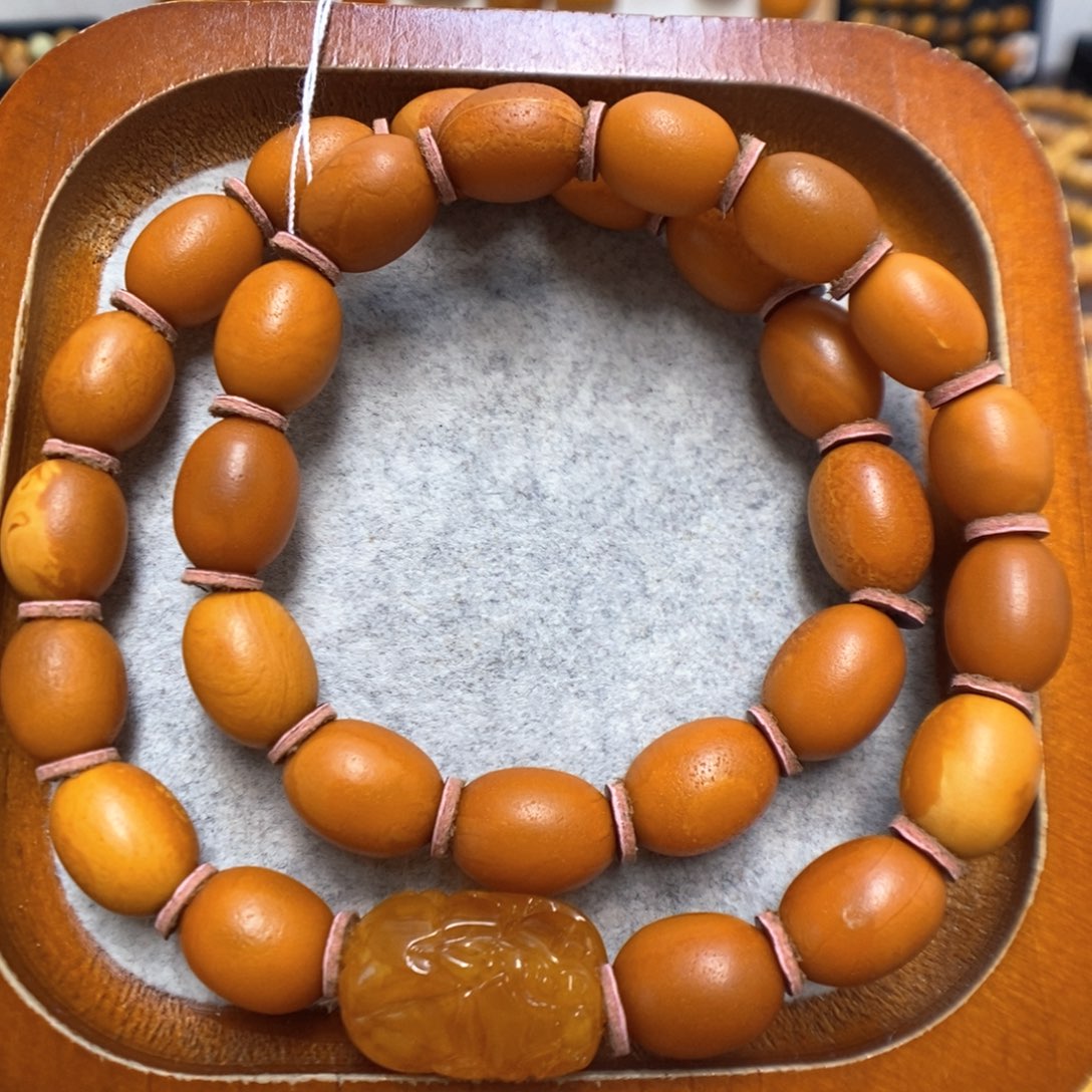 蜜蜡手串未镶嵌蜜蜡