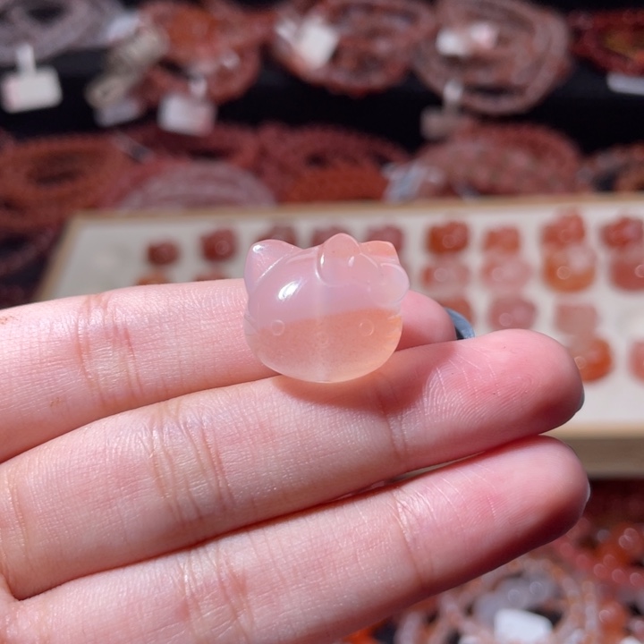 南红玛瑙未镶嵌Kitty1753