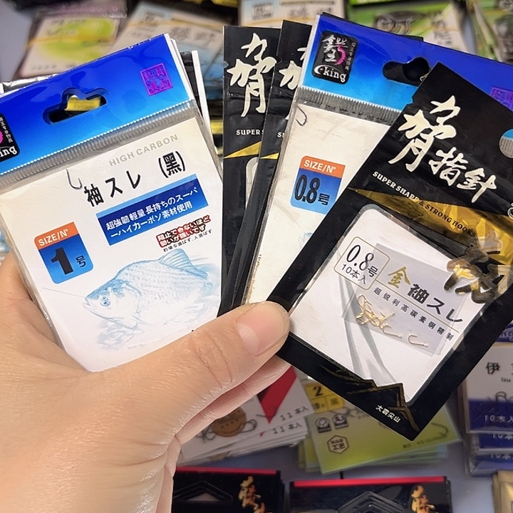 混搭袖无刺0.8和1号发13。   