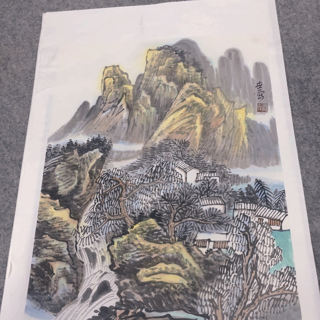 国画1.4平尺纯手绘国画作品