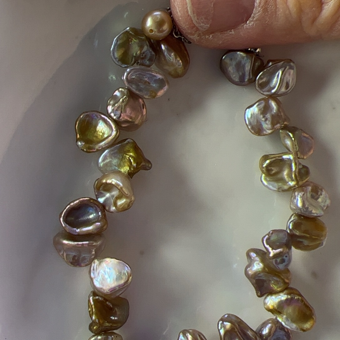 合金手绳淡水珍珠588