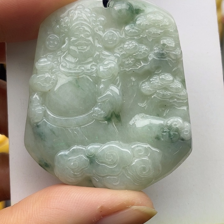 翡翠未镶嵌颈饰天然翡翠