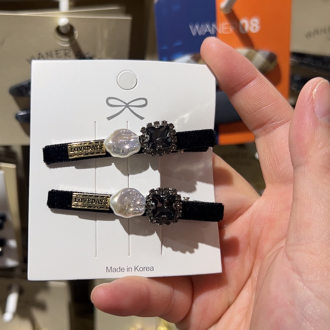 布艺非金属珠珠钻压夹