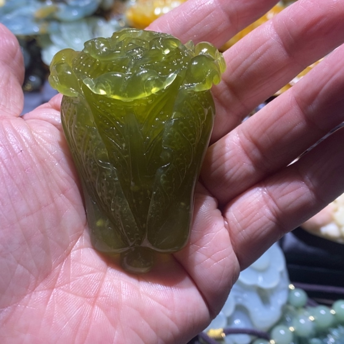 【闪购商品】岫玉毛衣链未镶嵌