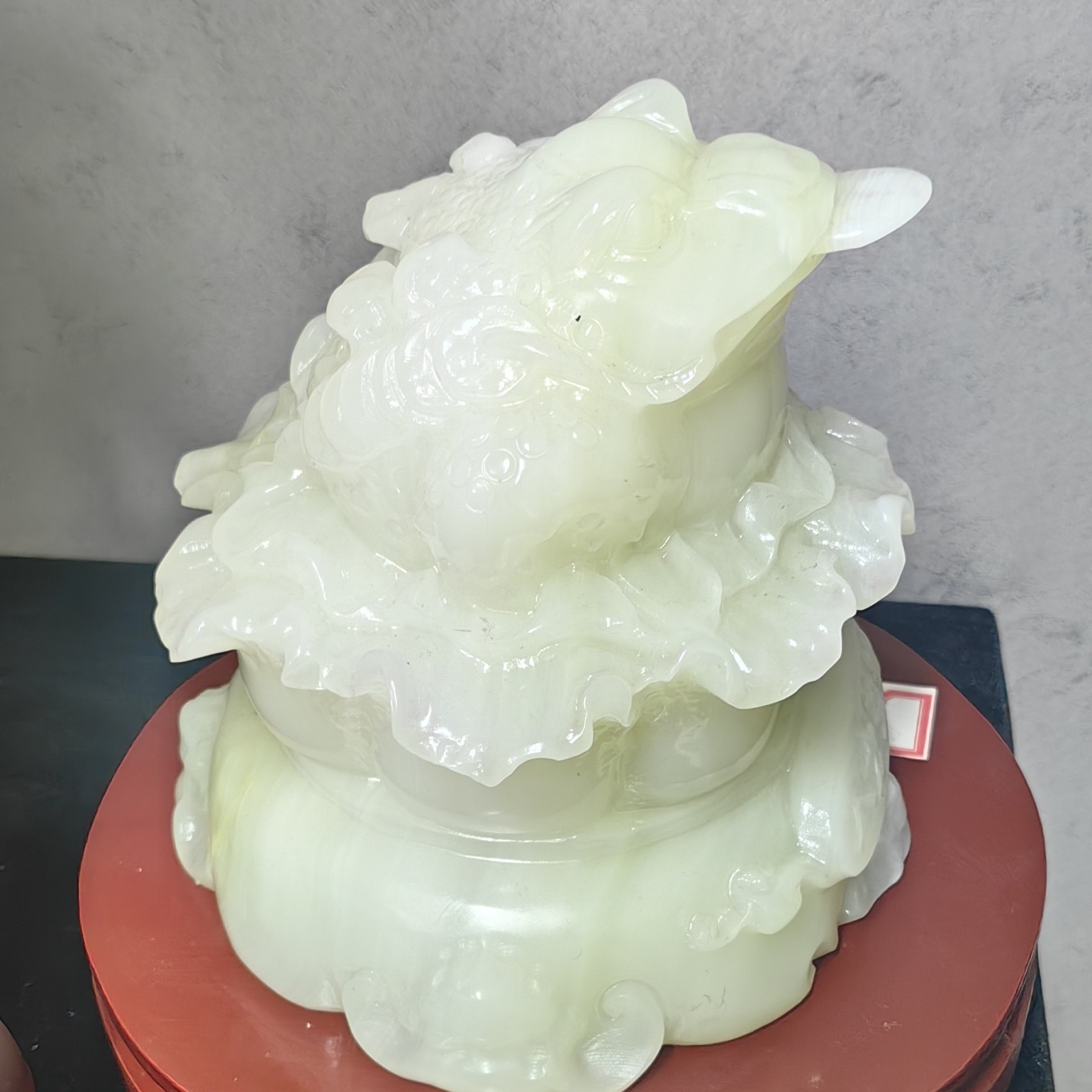八方来财玉石金蟾摆件适合店铺乔迁开业礼品