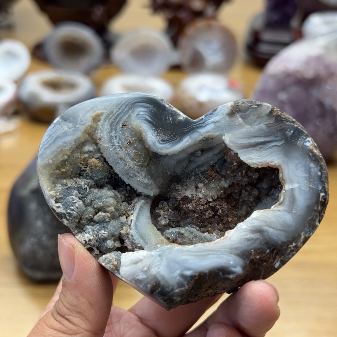 水晶水晶无镶嵌未镶嵌爱心32