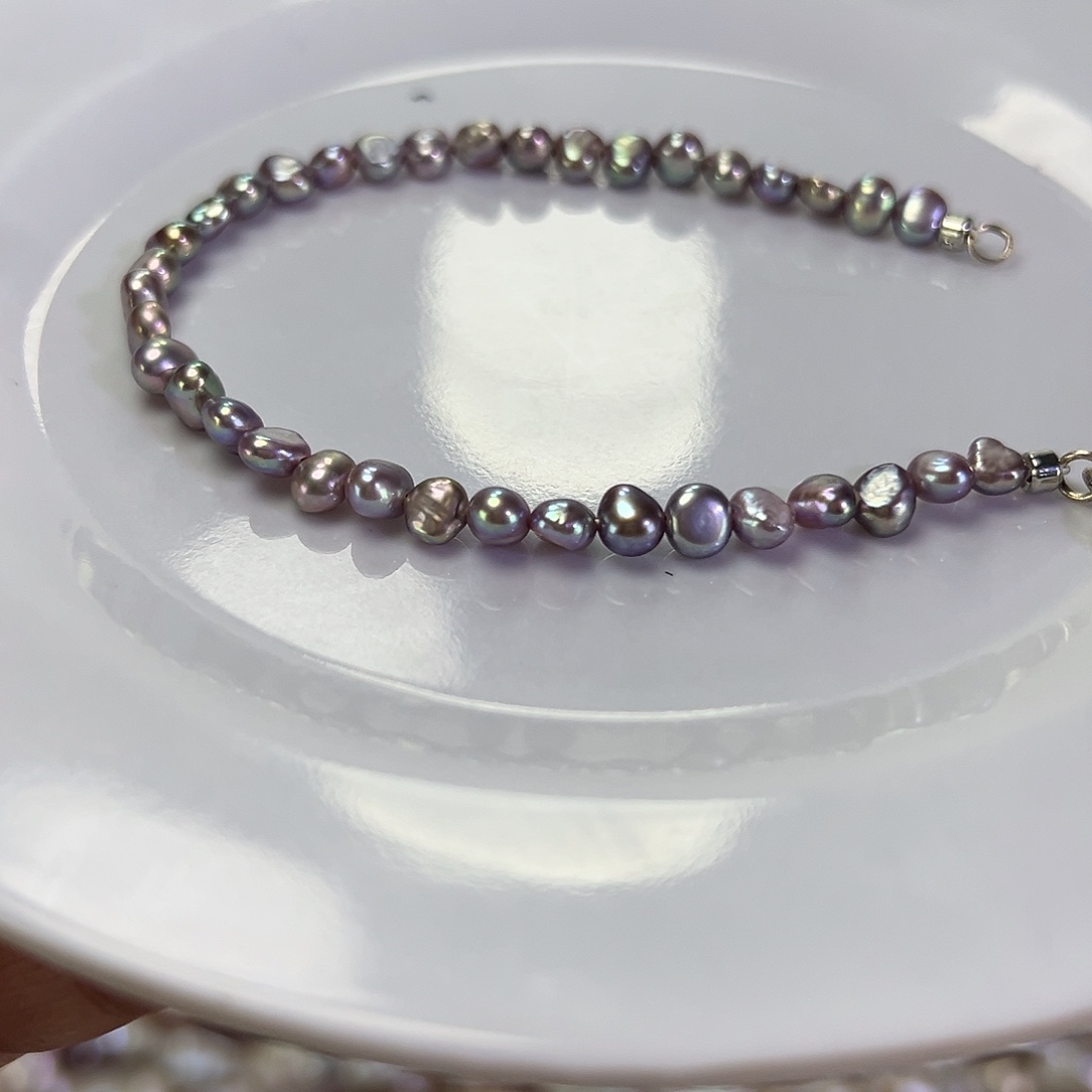 钛钢淡水珍珠手绳