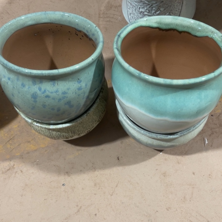 花盆紫砂口径15高度13四个正品