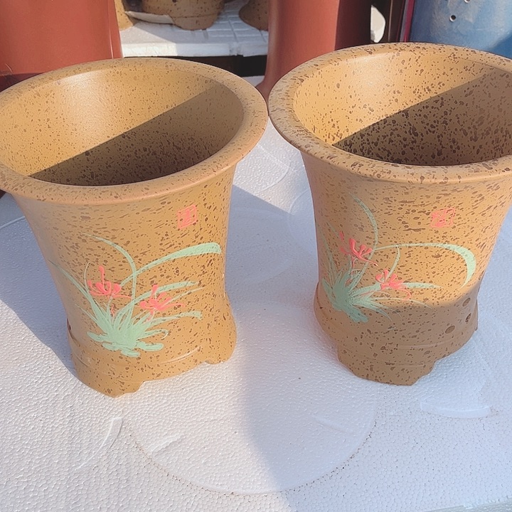 紫砂宜兴紫砂花盆