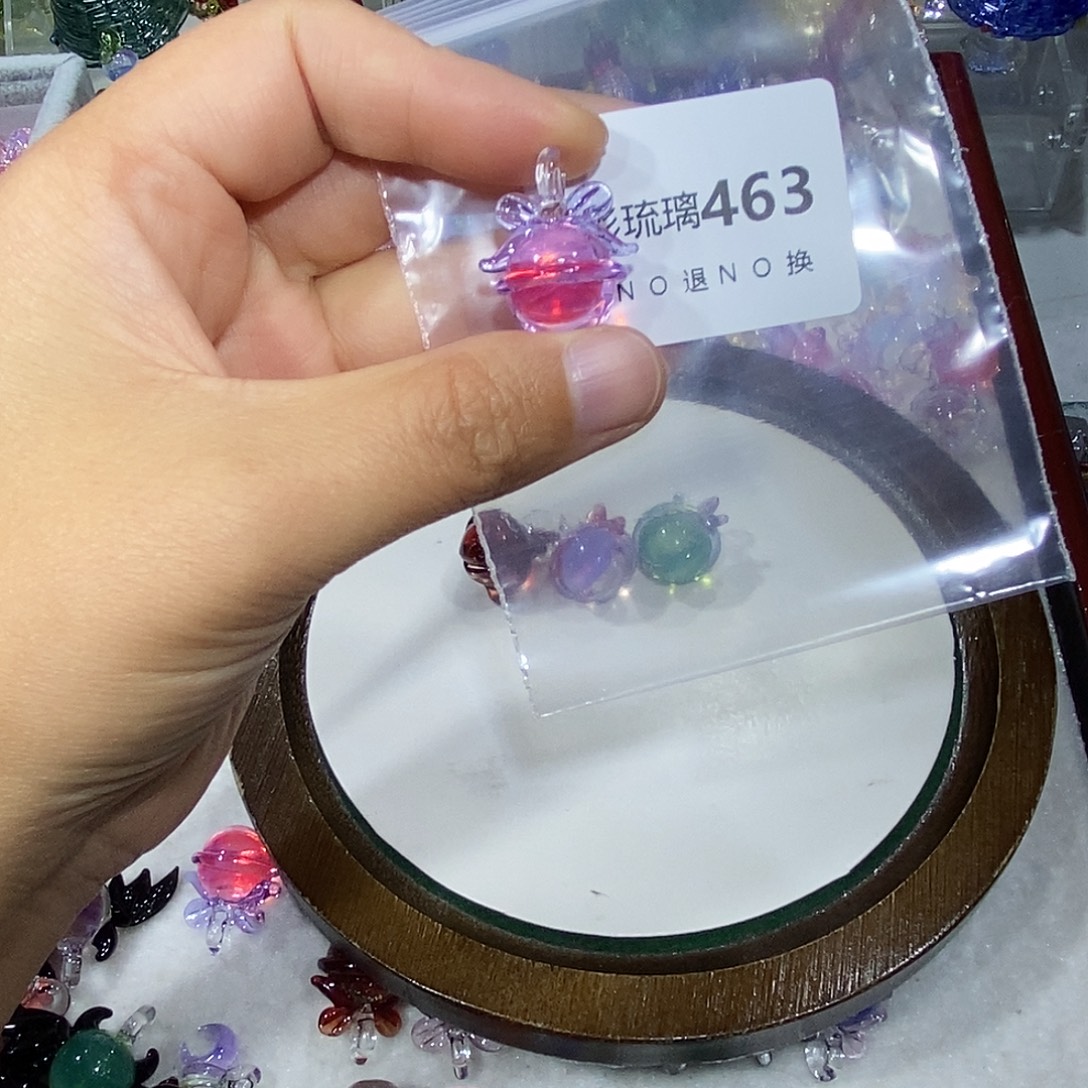 悦***弯颈饰玻璃463铃铛一个