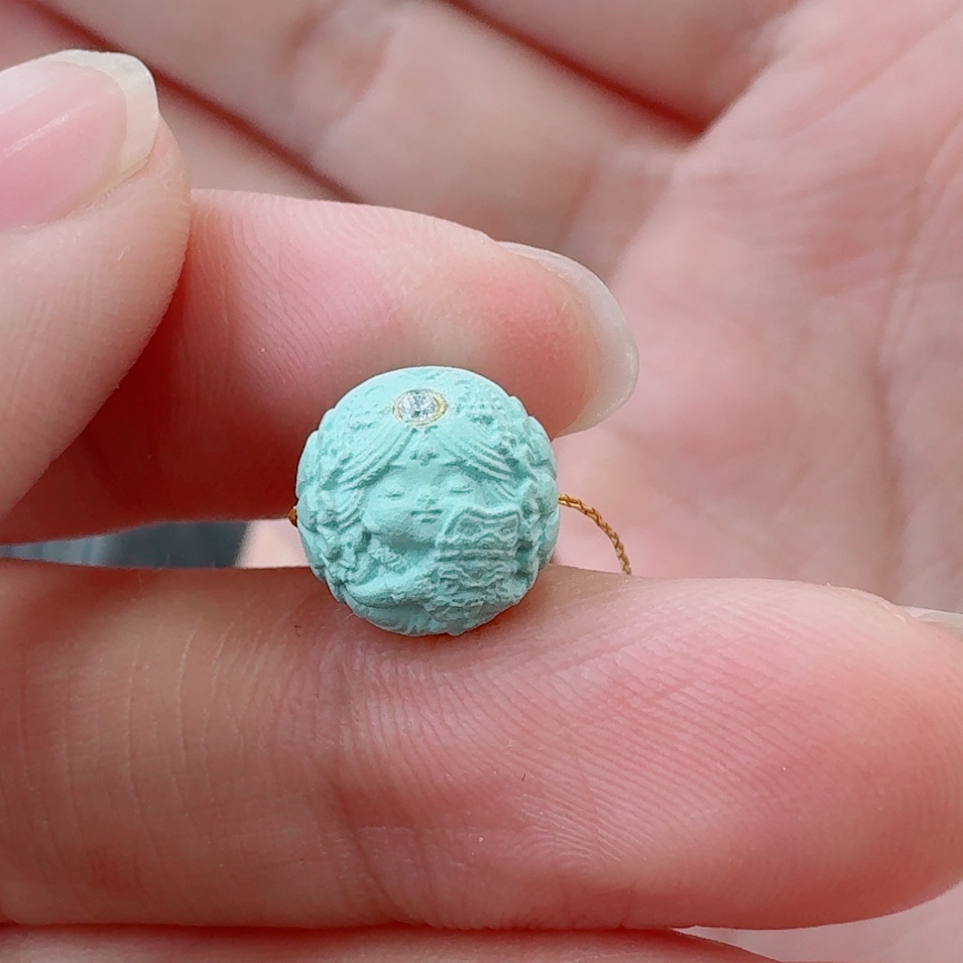 未镶嵌绿松石珠宝奇石