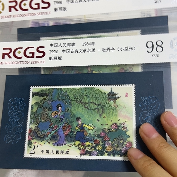 T99M小型张评级98邮票