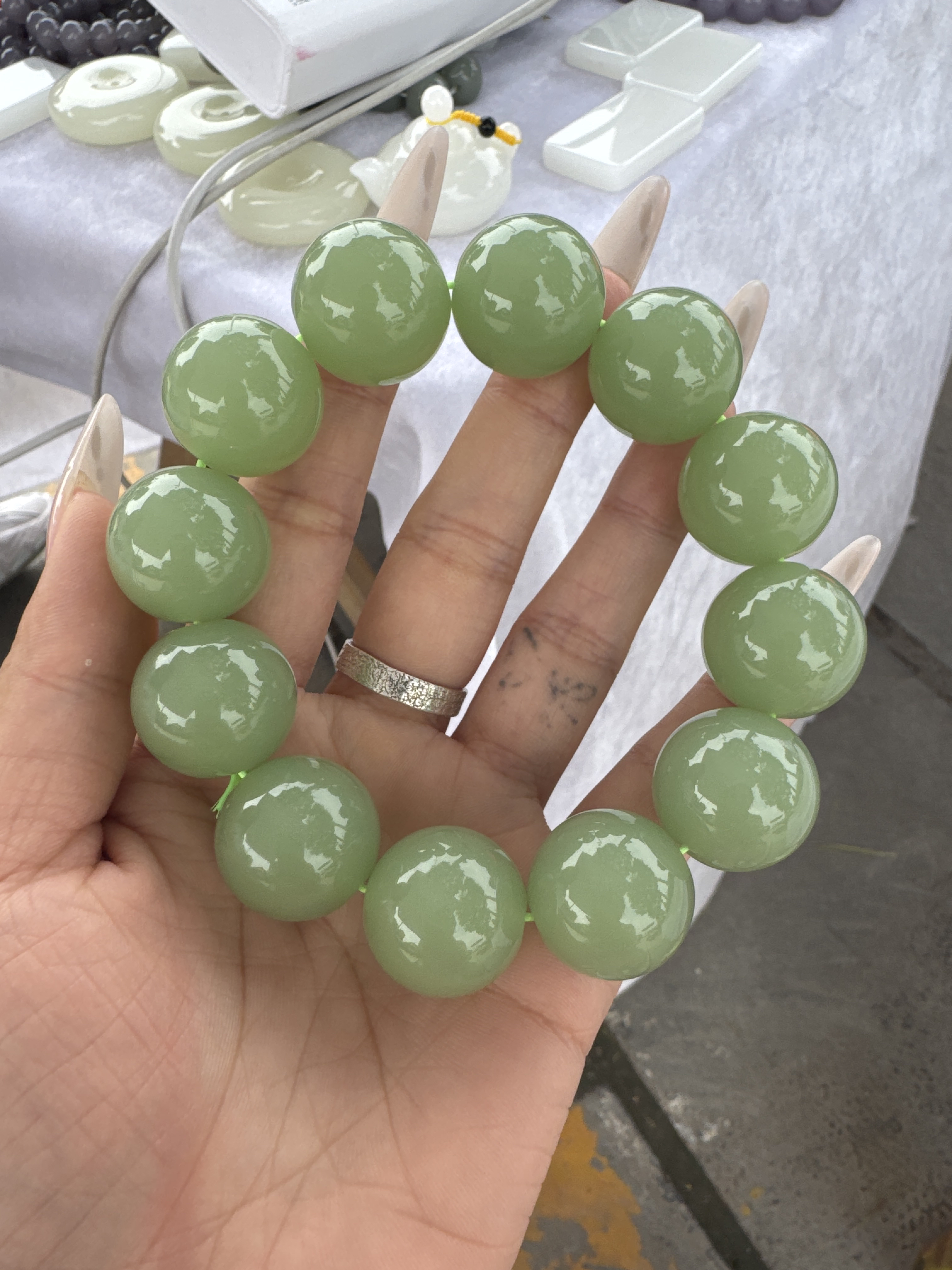 高端精品手串 冰底蓝卡20