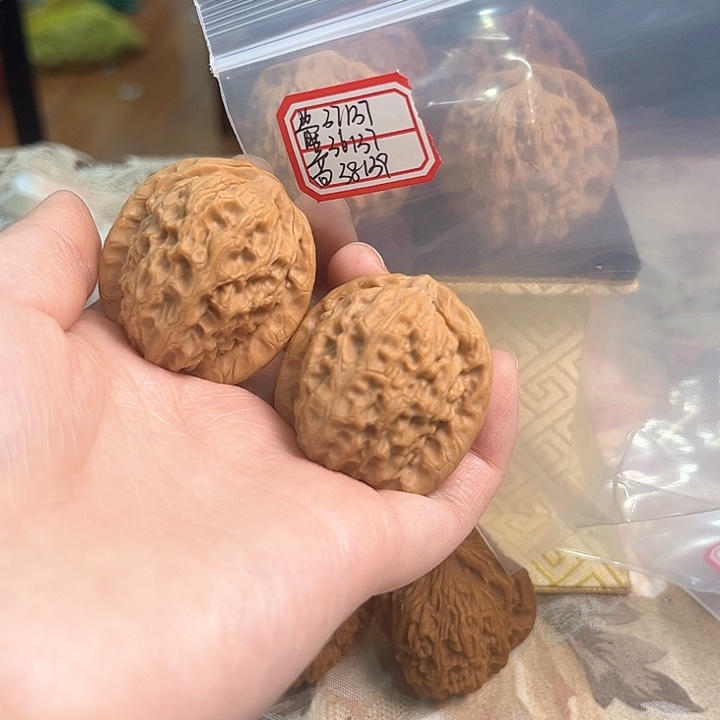 文玩核桃把件高尔夫