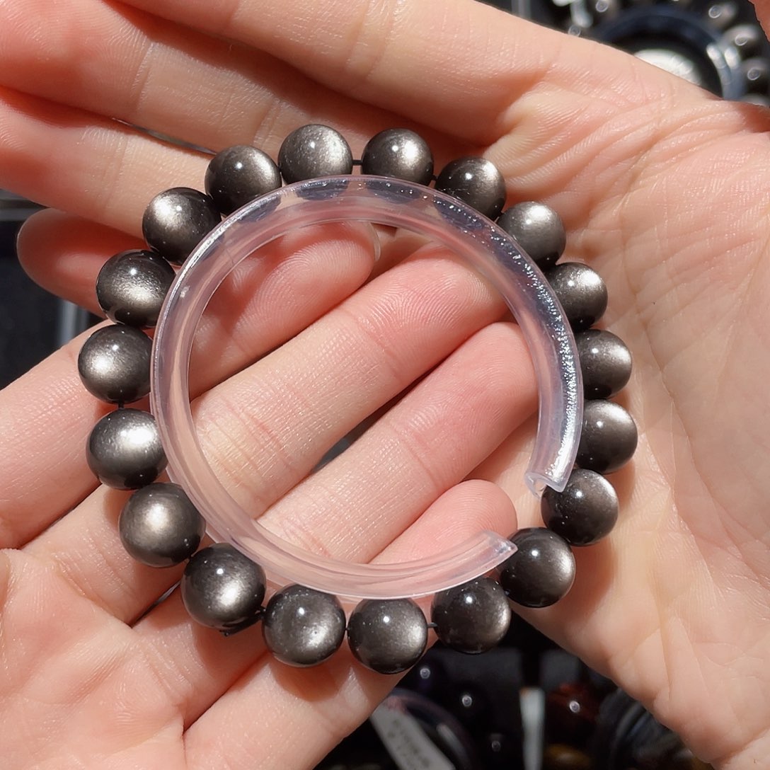 黑曜岩手链未镶嵌尹*缘