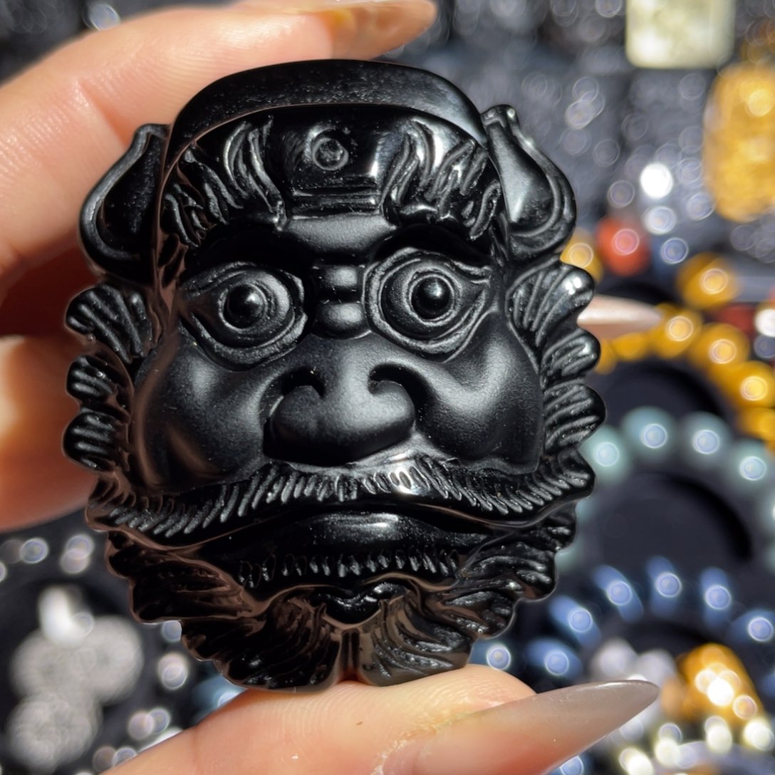 黑曜岩未镶嵌吊坠(不含链)用****8