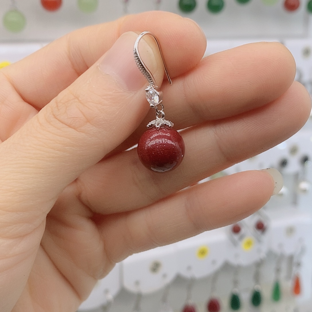 非金属925银足银紫砂12毫米