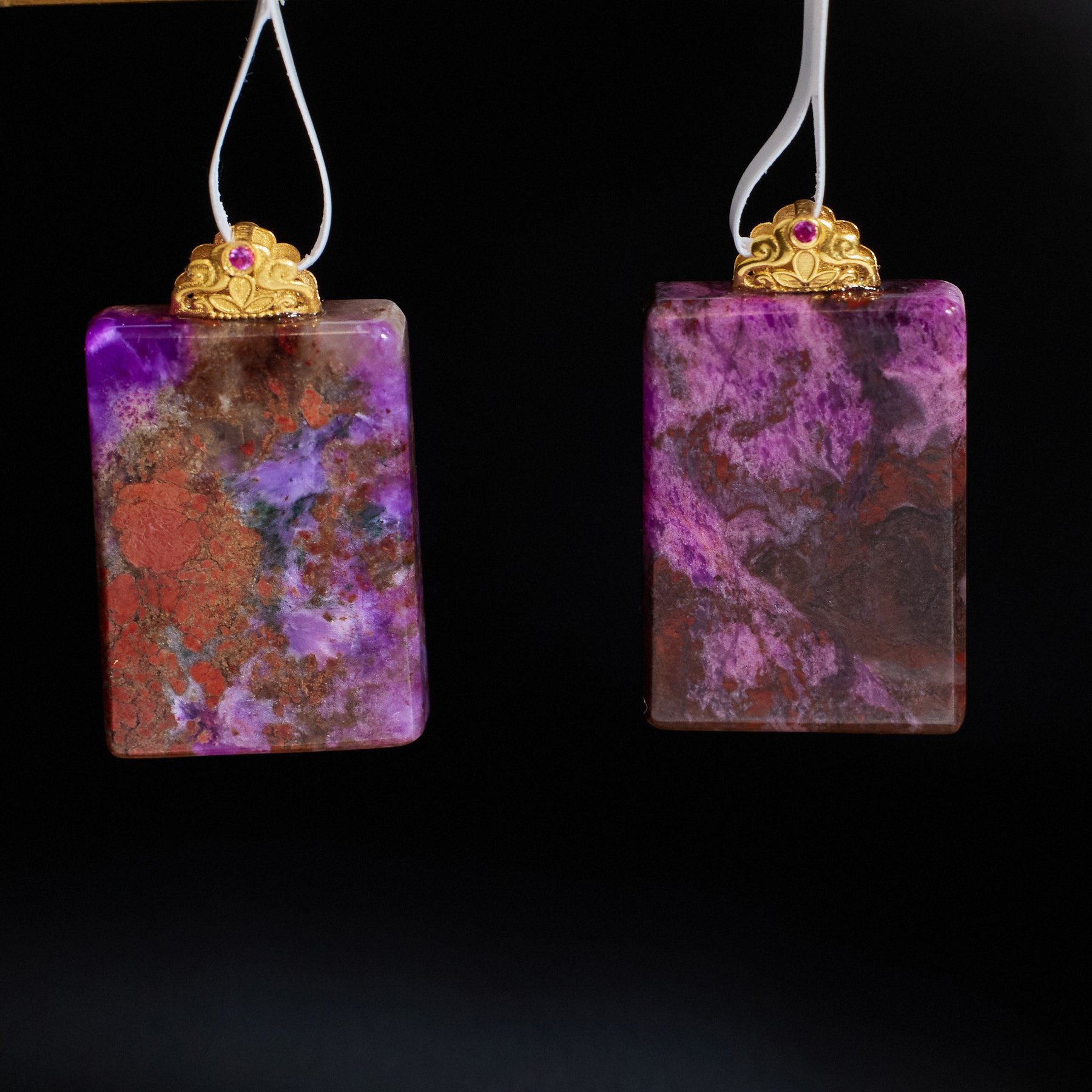 非遗好物分享【歪歪】无事牌*舒俱来吊坠*18K金（多样性发一）H1937