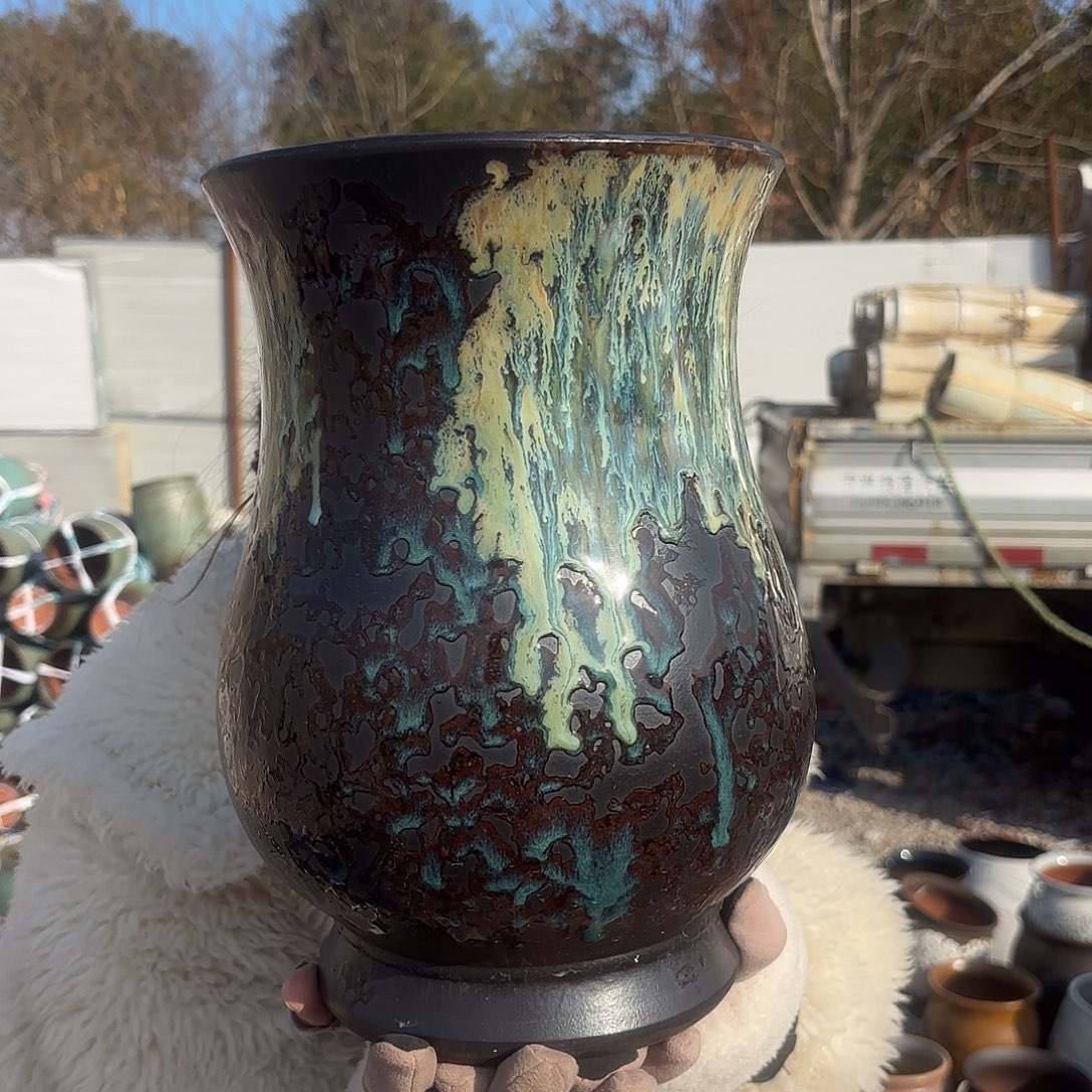 口径20高度30一个葫芦油画