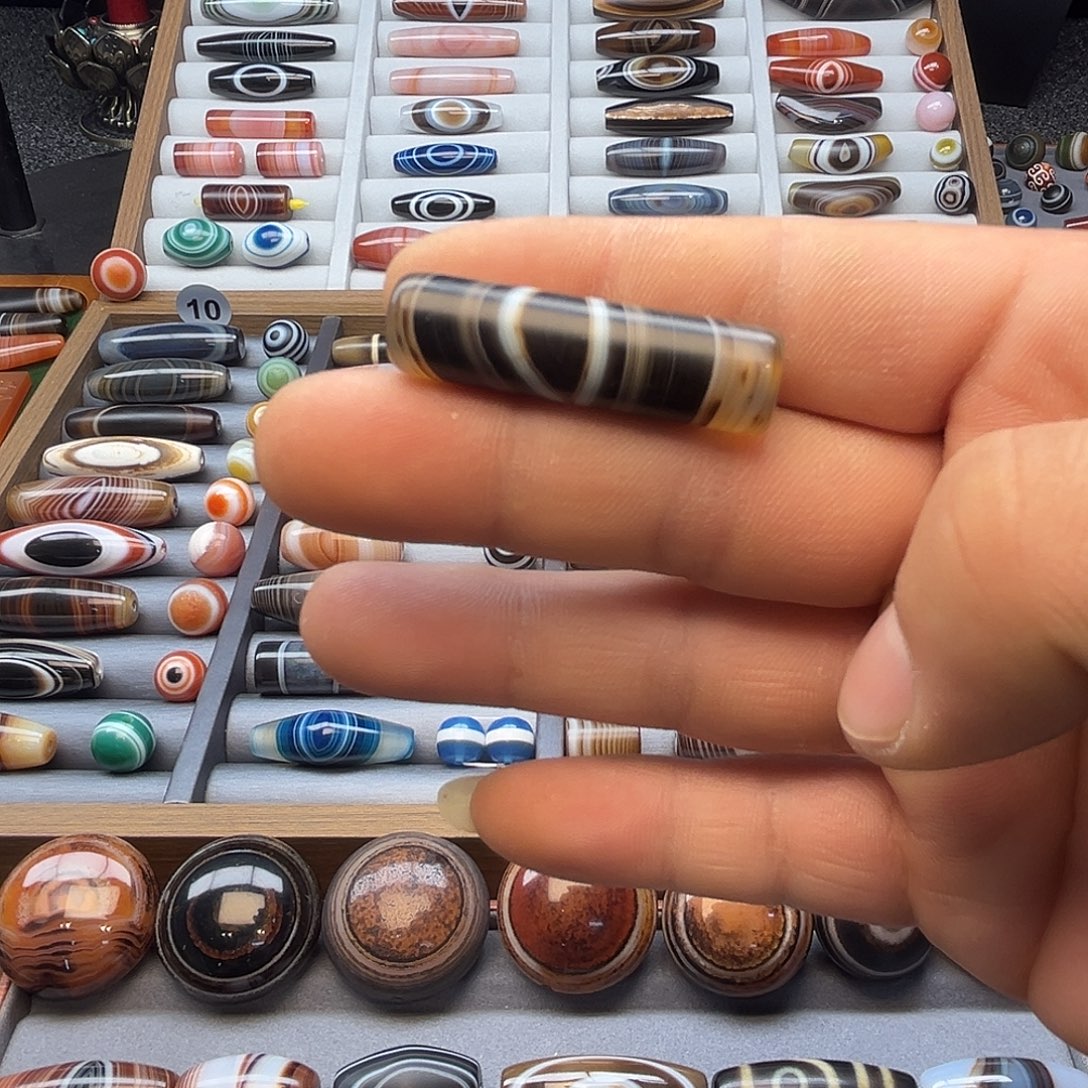 玛瑙/玉髓合金颈饰